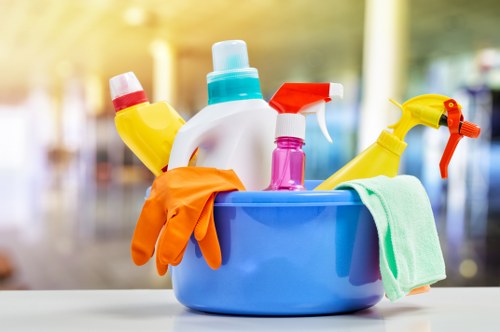 Professional office cleaning in a Waterloo workplace reception area