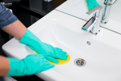 Sanitized conference room cleaned by office cleaners in Waterloo